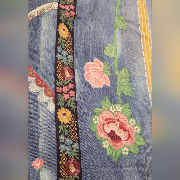 Printed Denim Dress - Picture 2 of 5